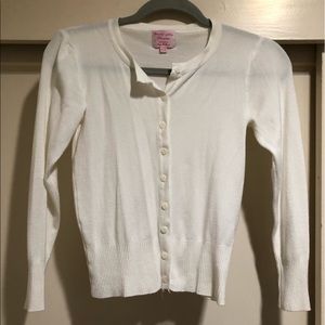 “Beverly hills princess” White cardigan